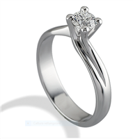 Ringe Gemoro Dame Solitari in Weißgold Diamante SS687BIA57 - SS687BIA57